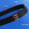 Cosyhat XLJP 1Pc Rubber Belt Lawn Mower Belt 185J PJ470 175J PJ444 245J PJ622 174J PJ442 187J PJ475 Tredmill Motor Belt (Size : 175J PJ444, Color : 6ribs) view 2
