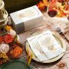 Seajan 200 Pcs Fall Guest Napkins Disposable Hand Towels for Bathroom Guest Towels Paper Napkins Decorative Hand Towel Paper for Autumn Kitchen Bathroom Wedding(Autumn Wheat) view 2