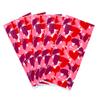 Restaurantware-Bag Tek 5 x 3 x 11 Inch Candy Bags, 4000 Gusseted Printed Candy Bags - Large Hearts, Twist Ties Sold Separately, Plastic Bag, Heat Sealable, for Holding Candies view 1