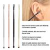 4 Colors Stainless Steel Ear Spoon Spiral Earwax Remover for Gentle Cleaning 360 Rotation view 2