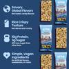 Afar Savory Protein Bars  Low Sugar, High Protein  Healthy Snacks for Adults  Meal Replacement Bar  Rice Crispy Texture  Vegan, Gluten Free (8 Bars, American Everything Bagel) view 3