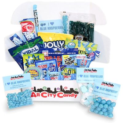 All City Candy- I Heart Blue Raspberry Candy Assortment Gift Box
