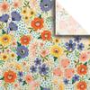 Jillson & Roberts 20" x 30" Printed Gift Tissue, Golden Floral (48 Folded Sheets) view 1