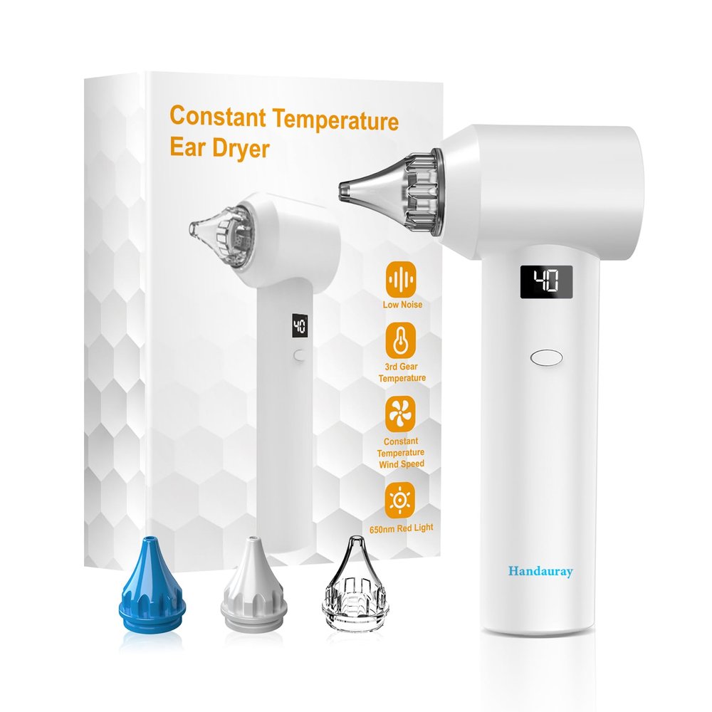Handauray Ear Dryer - The Ultimate Solution for Post-Swimming, Showering, Surfing, Water Sports, Ear DryingEar Care and Infection Prevention