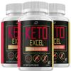 Keto Excel Capsules - Keto Excel Advanced Formula, Keto Excel Pills with ACV, Excel Keto All-Natural Maximum Strength, 800MG Dietary Supplement, KetoExcel Pastillas Reviews (3 Pack - 180 Capsules) view 1