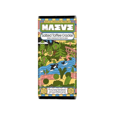Maeve Chocolate Salted Toffee Crackle Truffle Bar