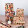NESCCI Birthday Wrapping Paper,Gift Wrapping Paper Roll,Kraft Wrapping Paper-17 inch X 32.8 Feet Per roll,Colorful Stars Pattern For Boys Girls, Perfect For Birthday Party, Baby Shower view 3