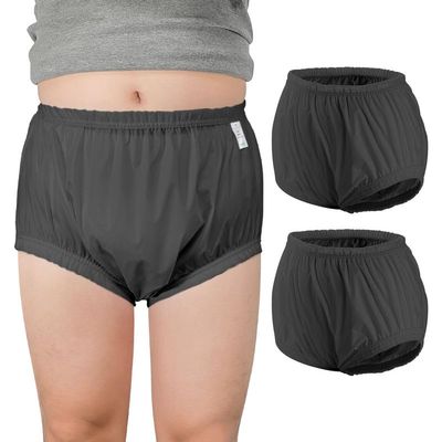 2 PCS Carer Adult Diaper Covers Noiseless Leakproof Underwear Cover Durable, Lightweight Waterproof Underwear for Incontinence