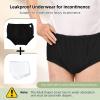 2 PCS Carer Adult Diaper Covers Noiseless Leakproof Underwear Cover Durable, Lightweight Waterproof Underwear for Incontinence view 3