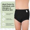 2 PCS Carer Adult Diaper Covers Noiseless Leakproof Underwear Cover Durable, Lightweight Waterproof Underwear for Incontinence view 4
