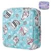 Likesing Tampon Holder for Purse, Canvas Period Bag Pouch-Yarnball Blue Cat view 1