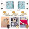 Likesing Tampon Holder for Purse, Canvas Period Bag Pouch-Yarnball Blue Cat view 2