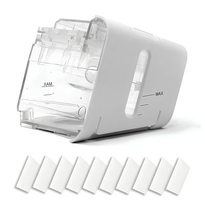 Resvent CPAP Water Chamber, Resvent CPAP Supplies, Replacement CPAP Humidifier Compatible with Resvent iBreeze CPAP Machine, Same Quality As OEM, with 10-Pack Resvent CPAP Filters