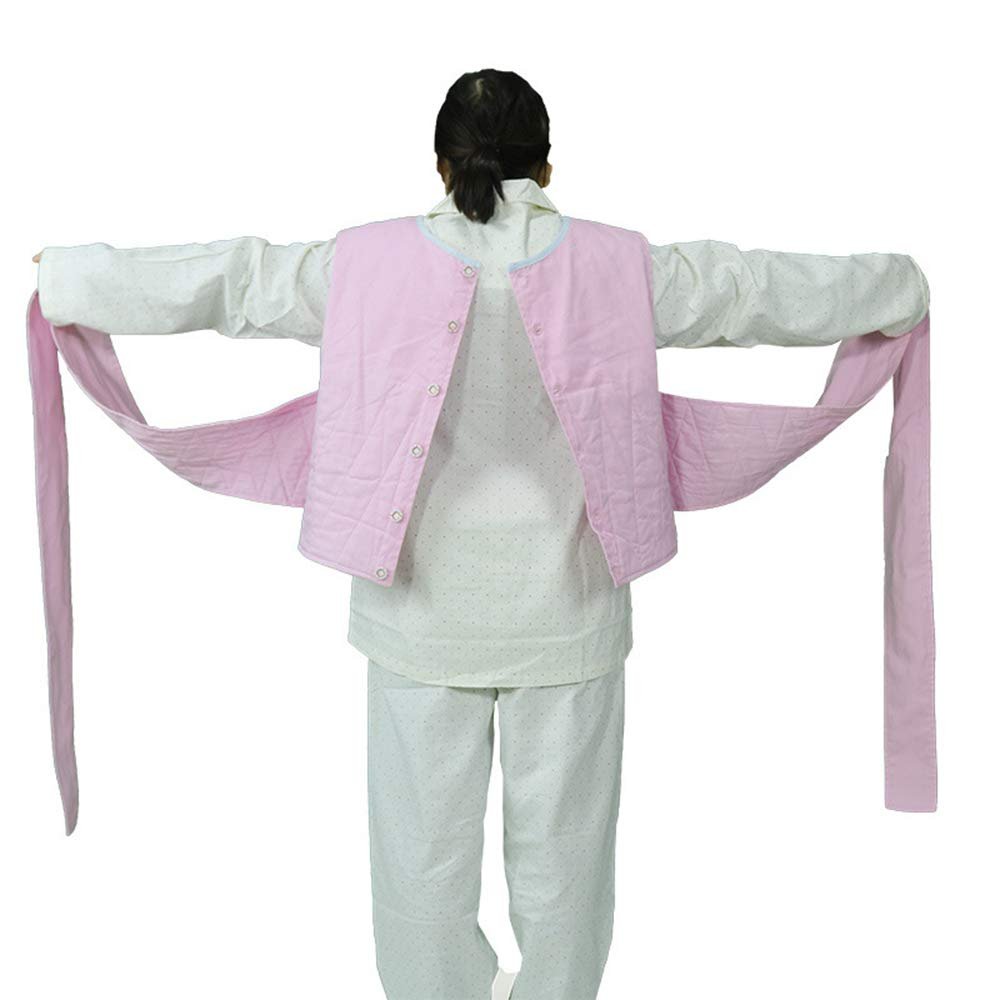 HUKSOSE Vest Restraint Band, Shoulder Chest Vest Constraint Band for Bed or Wheelchair (M)