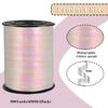 500 Yards Iridescent White Ribbon, 1/5 Inch Christmas Curling RibbonsPerfect for Gift Wrapping,Balloon String, Party Decoration, for Florist Flower (1 Roll) view 2