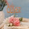 GiftGlee Personalized First Name Baby Shower Cake Topper, Custom New Born Cake Topper 1, Personalized Hello Baby Name Cake Topper view 4