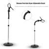 Cocoarm Hair Dryer Stand Holder Hands Hair Dryer Stand Hands Hairdryer Stand Standing Hands Hairdryer Stand Heavy Base Height Adjustable Hair Dryer Stand With Flexible Neck, For view 4