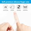 10 Pcs Finger Sleeves Protectors Silicone Finger Protectors Silicone Finger Sleeve Finger Covers Cushions and Protects Gel Rubber Finger Shields Provide Relief for Cracked Finger view 4