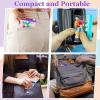 39 Pcs Pill Pouchs Zippered Pill Bags for Travel Reusable with 28Pcs Small Pill Organizer Pouches and 10pcs Sticker for Medicine Organizer Bags view 3
