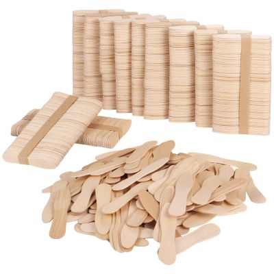 2000 Pcs Wooden Ice Cream Sample Spoons Bulk Disposable Honey Gelato Tasting Sticks Mini Wood Chocolate Hot Cocoa Summer Essential Stick Small Wedding Dessert Spoon for Sampling, Craft, 3 Inches