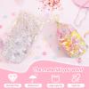 SOMIOCO Flat Bottom Gusset Cellophane Bags 8X 10 IN 50 PCS Gold Star Clear Cellophane Gift Treat Goodie Bags for Party Favors Packaging Candy Cookies Popcorn view 3