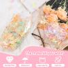 SOMIOCO Gold Star Flat Bottom Gusset Cellophane Bags 4X 6 IN 100 PCS Clear Gift Party Favor Cello Treat Goodie for Packaging Candy Cookies Popcorn view 3