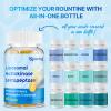 Liposomal Nattokinase 12,000 FU Serrapeptase 360,000 SPU Enzyme Supplement - Enriched with Synergistic Enzymes and Nutrient Blend & Inulin for Circulatory, Gut, Digestion 60 Capsules (1 Bottle) view 3
