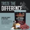 Top Notch Ranch Cut Jerky - 10 oz Bag of Beef Jerky - High Protein Snacks for Kids and Adults - Flavorful Strips of Premium Beef view 3