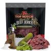 Top Notch Ranch Cut Jerky - 3.25 oz Bag of Beef Jerky - High Protein Snacks for Kids and Adults - Flavorful Strips of Premium Beef view 1