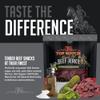 Top Notch Ranch Cut Jerky - 3.25 oz Bag of Beef Jerky - High Protein Snacks for Kids and Adults - Flavorful Strips of Premium Beef view 3