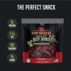 Top Notch Ranch Cut Jerky - 3.25 oz Bag of Beef Jerky - High Protein Snacks for Kids and Adults - Flavorful Strips of Premium Beef view 4