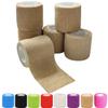 Erewa 6 Pack 2 Inches Self Adhesive Wrap Bandage Self Adherent Cohesive Bandage Tape Stretch Vet Wrap Breathable Athletic Tape for Sports, Wrist, AnkleSkin Color view 1