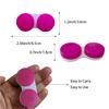 Erewa 12 Pack Contact lens case Contact Lens Holder Box Soak Storage Kit(Rose Red) view 2