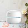 LIFEES Dental Retainer Cleaner, Ultrasonic Clean Box for dentures and Braces, Mouth Guard, Jewelry steam Clean, Ultra Sonic Cleaner with 360 deep Clean and Automatic Breathing Light (White) view 2
