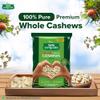 NineLife Basics Pure Cashews Whole, Kaju, Rich in Protein, Magnesium & Phosphorus, Deluxe Size & Crunchy Nuts, 500g view 3