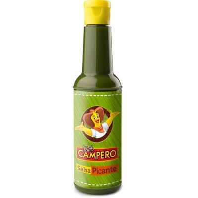 Pollo Campero Hot Green Sauce - Salsa Verde Picante 5 oz (1 pack)