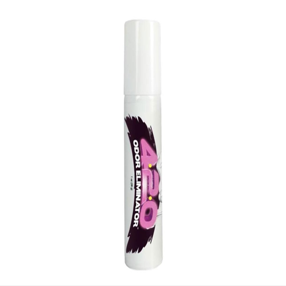 420 Odor Eliminator Air Freshner (Sweet Vanilla Pink) (2 Pack Spray)