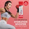 NewTrition Hydration Powder, Strawberry Pack of 24 Electrolyte Powder Packets, Naturally Flavored Hydrating Packets for Water, Fast Acting Hydrate Electrolytes with Vitamins B&C, Energy & Recovery view 3