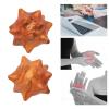 2pcs Hand Massage Ball, Wooden Palm Relaxing Spiky Textured Acupoint Massage Balls for Elderly, Magic Massage Ball Set for Myofascial Point Release Deep Tissue Massage view 2