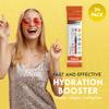 NewTrition Hydration Powder, Orange Pack of 24 Electrolyte Powder Packets, Naturally Flavored Hydrating Packets for Water, Fast Acting Hydrate Electrolytes with Vitamins B & C, Energy & Recovery view 3