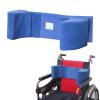 Migeek Wheelchair Lateral Support Cushion, Wheelchair Back Support Cushion for Positioning, Lateral Foam Wedge Cushion for The Elderly (Blue)(Waist Rest) view 1