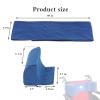 Migeek Wheelchair Lateral Support Cushion, Wheelchair Back Support Cushion for Positioning, Lateral Foam Wedge Cushion for The Elderly (Blue)(Waist Rest) view 2