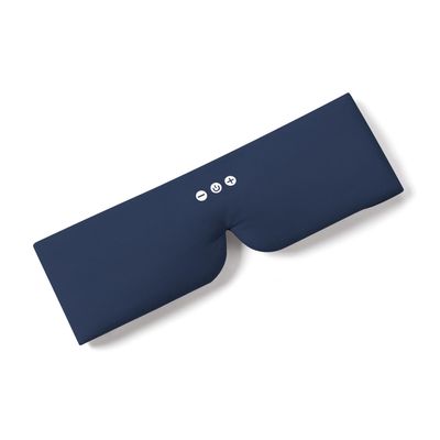 ALASKA BEAR Bluetooth Eye Mask and Sleep Headphone w/Thin Speakers, Comfortable Flat Earphones for Sound Therapy (Navy)