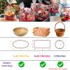 Clear Gift Bags 10 PCS 16x24 Inches Large Cellophane Wrap for Gift Baskets Wrapping Plastic with Ties for Gift Giving, Packaging Products view 2
