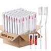 HQSLsund 500 Pcs Disposable Toothbrushes With Toothpaste, Individually Wrapped Bulk Soft Bristle Manual Travel Toothbrush Kit view 1