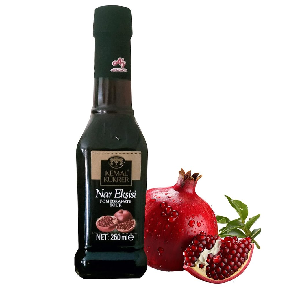 Pomegranate Sour Paste, 100% Natural Pomegranate Molasses - 12 Oz (340 gr) Pure Pomegranate Syrup from Turkey, Gourmet Sweetness, No Sugar Added - Vegan - Gluten Free (Special Brand)