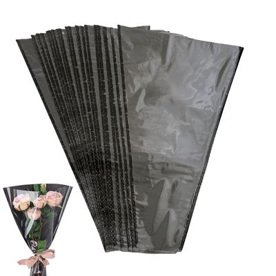 60 Pcs Flower Bouquet Wrapping Paper,Flower Bouquet Sleeve,Kraft paper flower bouquet bag for flower shop, shopping mall flower packaging,Mother's Day, Valentine's Day(brown)