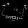 Jnsiv Adjustable Metal Nipple Clamps Non Piercing Adjustable Metal Nipple Clamps On Nipple Rings Decorative Clip for Clothing Accessories On Nipple Rings Decorative A24, Silver view 3