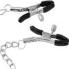 Jnsiv Adjustable Metal Nipple Clamps Non Piercing Adjustable Metal Nipple Clamps On Nipple Rings Decorative Clip for Clothing Accessories On Nipple Rings Decorative A24, Silver view 4