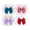 LOGOFUN 4 Sets of Contact-lens Case Cute Contacts Lens Case Contacts Organizer Cosmetic Lens Container for Storage Contacts Lens - Colorful view 1